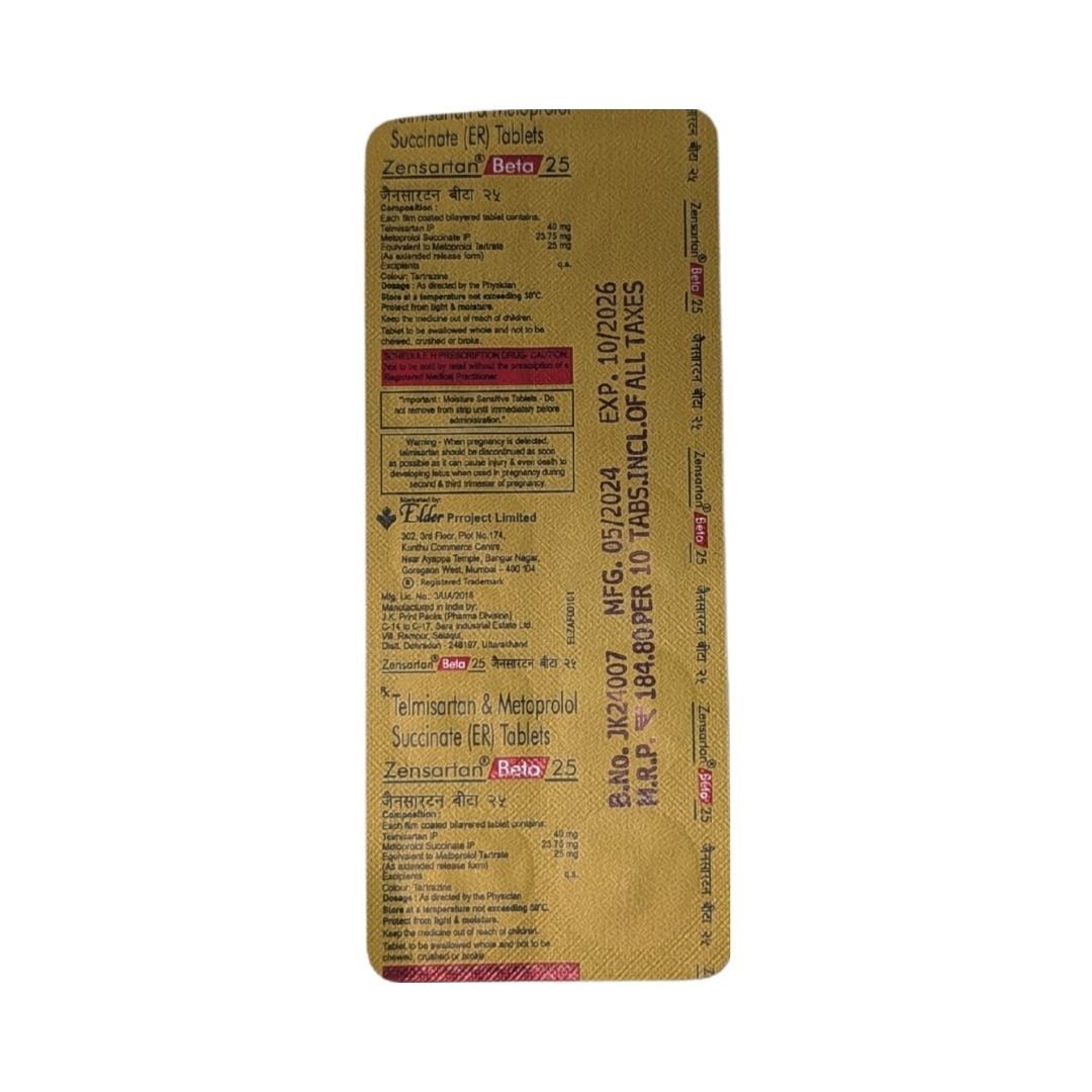 Zensartan Beta 25