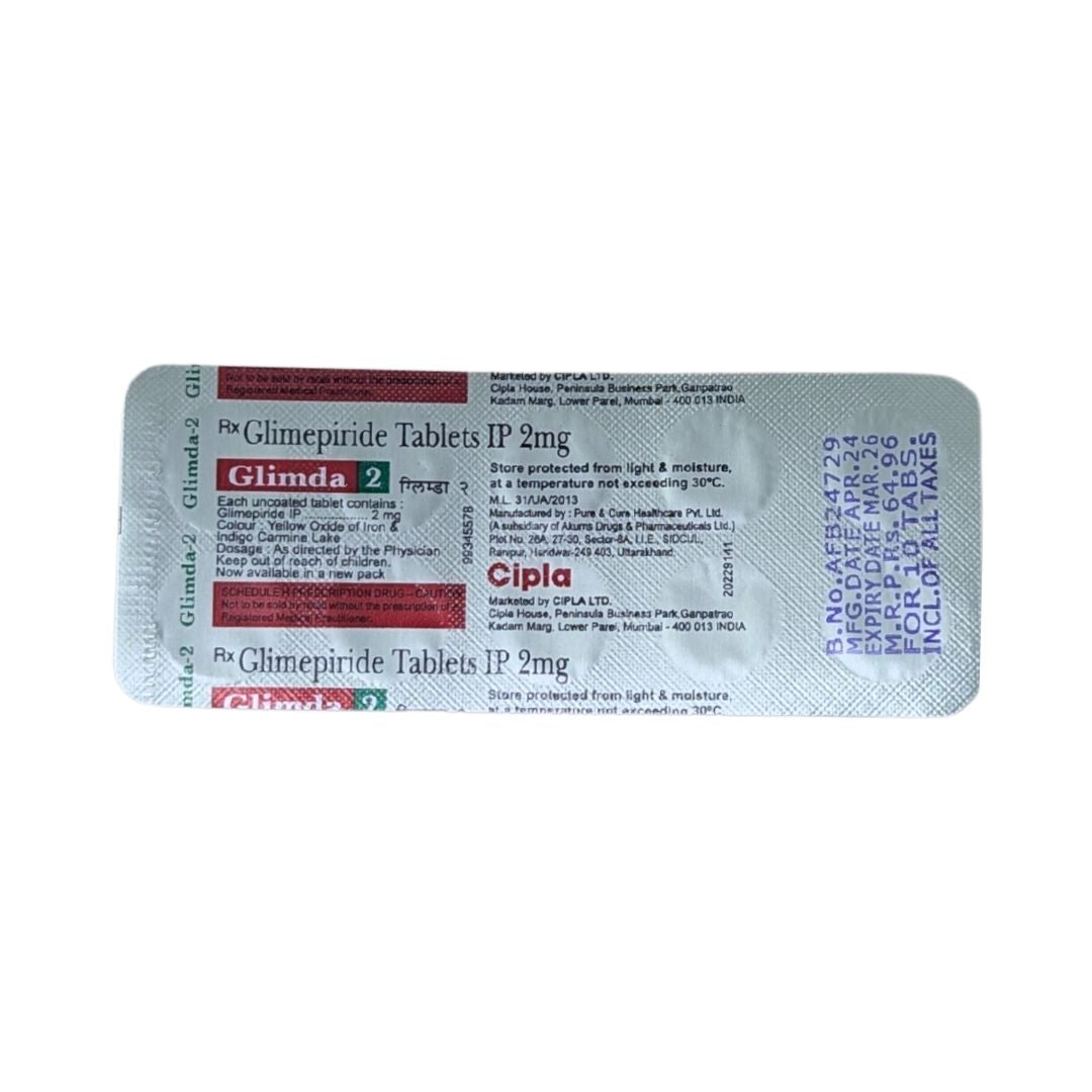 GLIMDA-2MG TAB