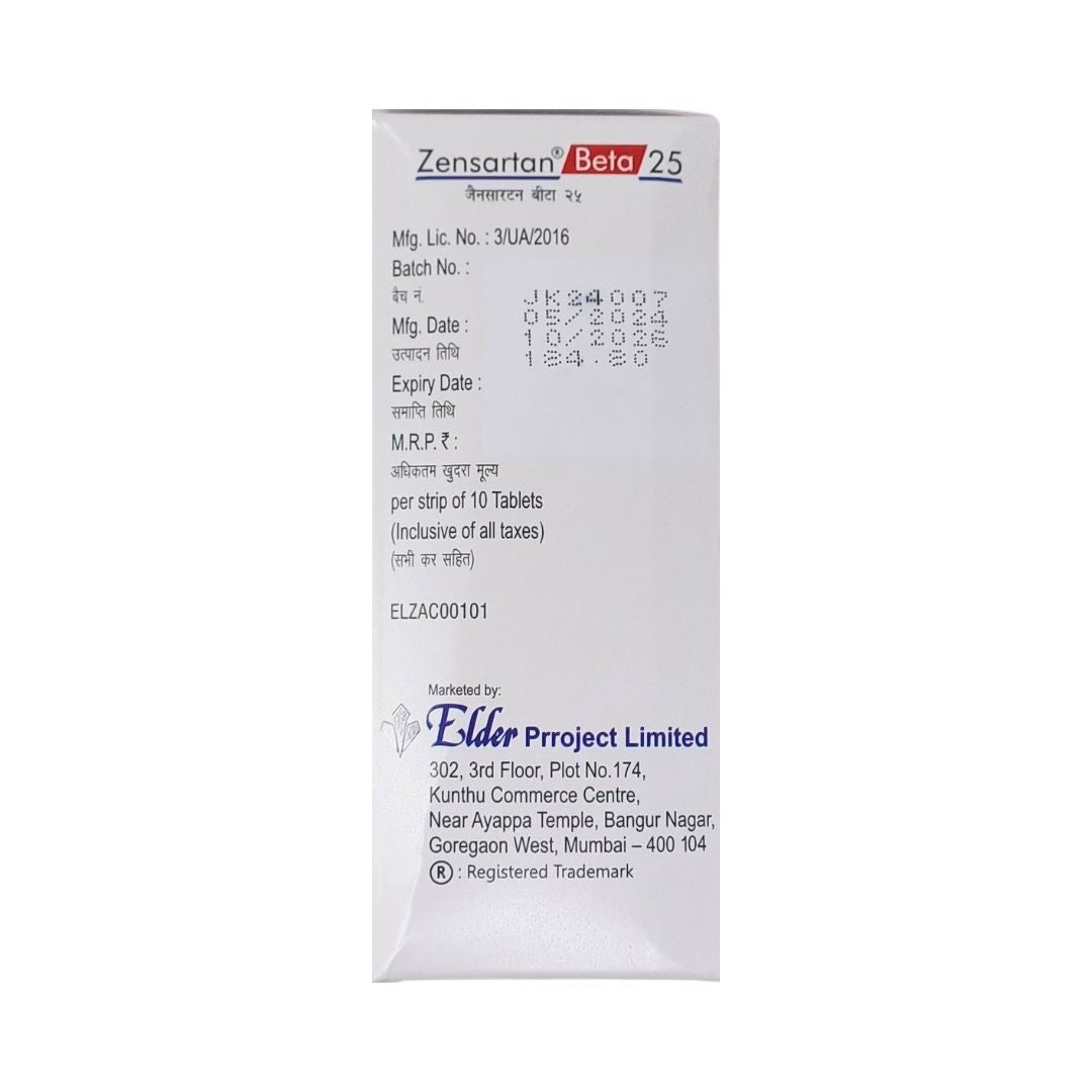 Zensartan Beta 25