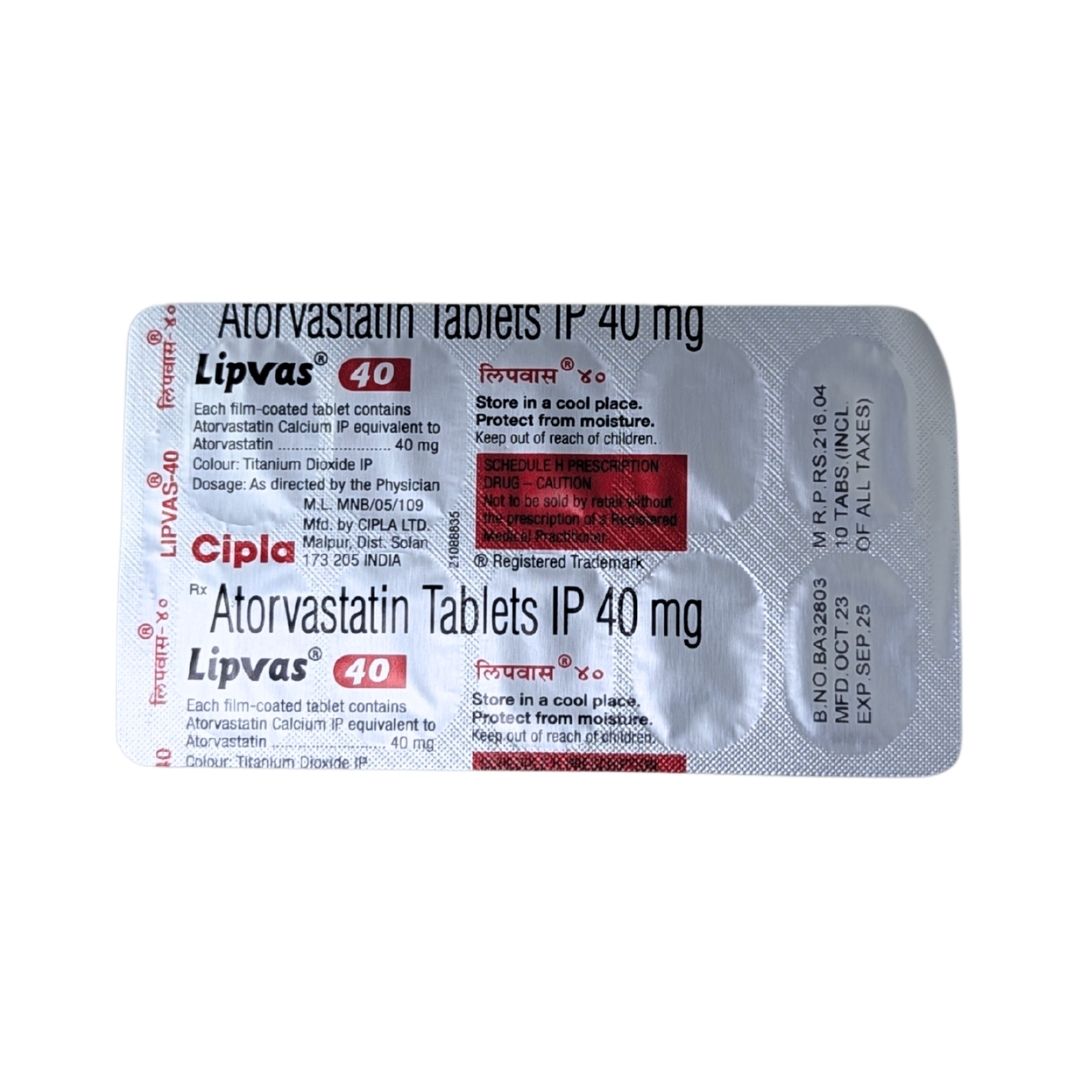 LIPVAS-40MG TAB