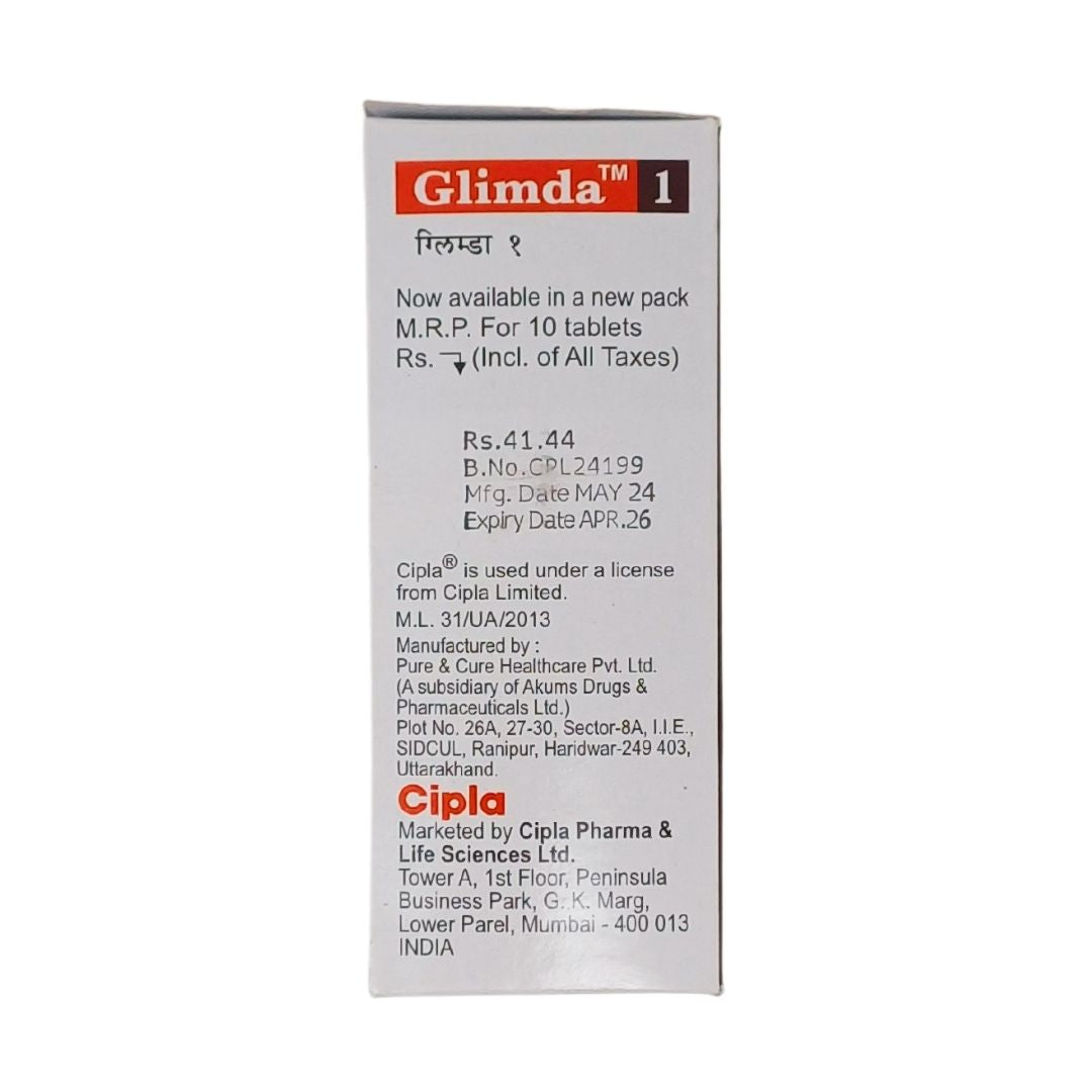 GLIMDA-1MG TAB