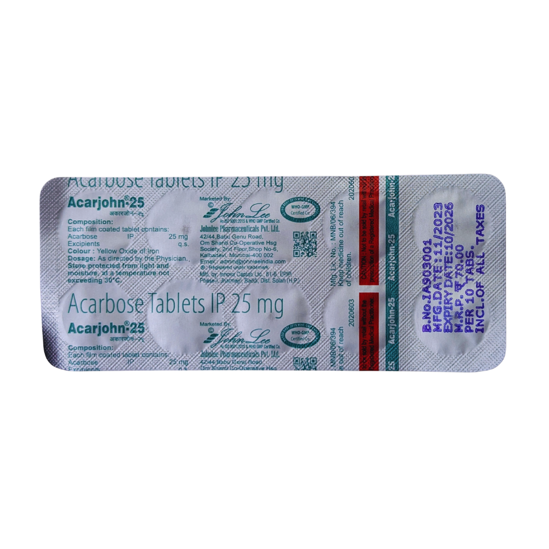 ACARJOHN-25 MG TAB(10'S)