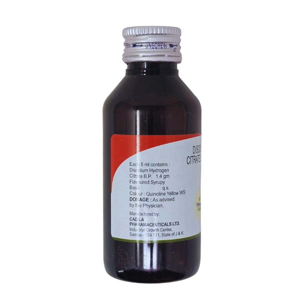 ALKARYL SYP - Bottle of Disodium Hydrogen Citrate 1.4 GM/5ML Syrup for Urine Alkalisation