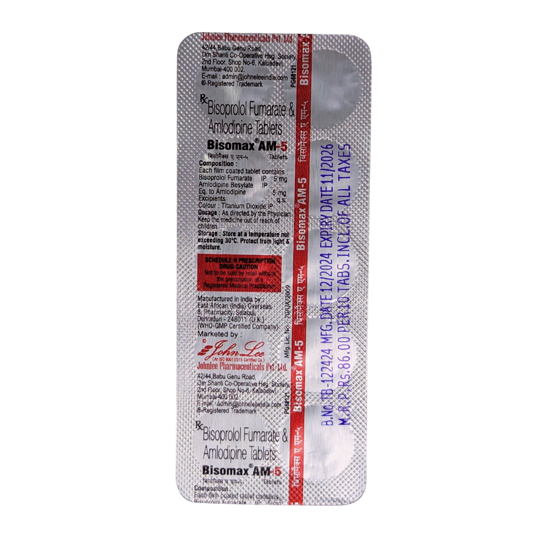 BISOMAX-AM 5MG TAB(10'S)