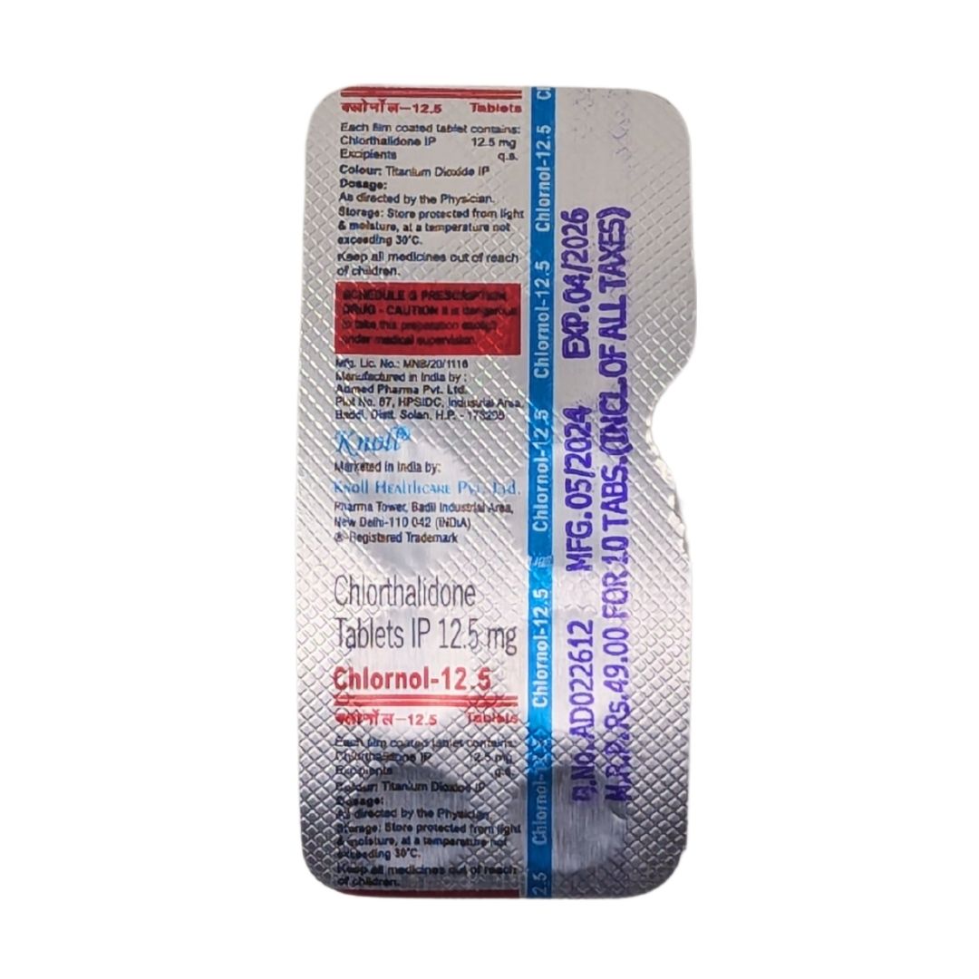 Chlornol 12.5 Tab (10's)