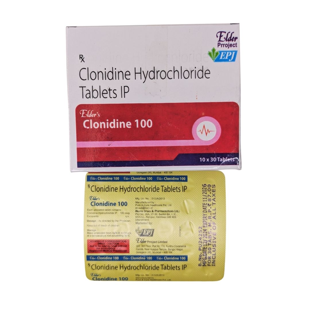 CLONIDINE 100 MG TAB (30'S)