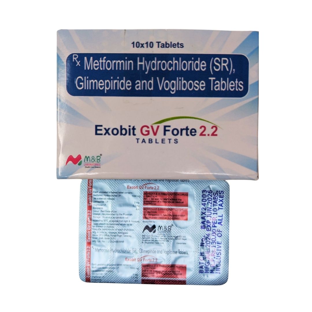 EXOBIT GV FORTE 2.2 Tab (10's)