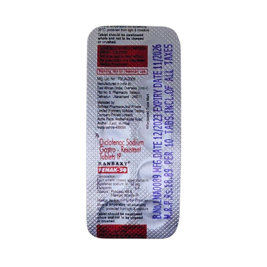 FENAK 50 MG TAB