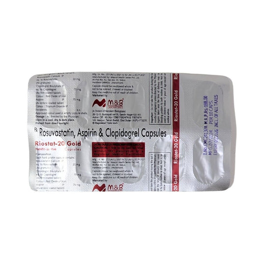 RIOSTAT GOLD 20MG Cap.(10's)