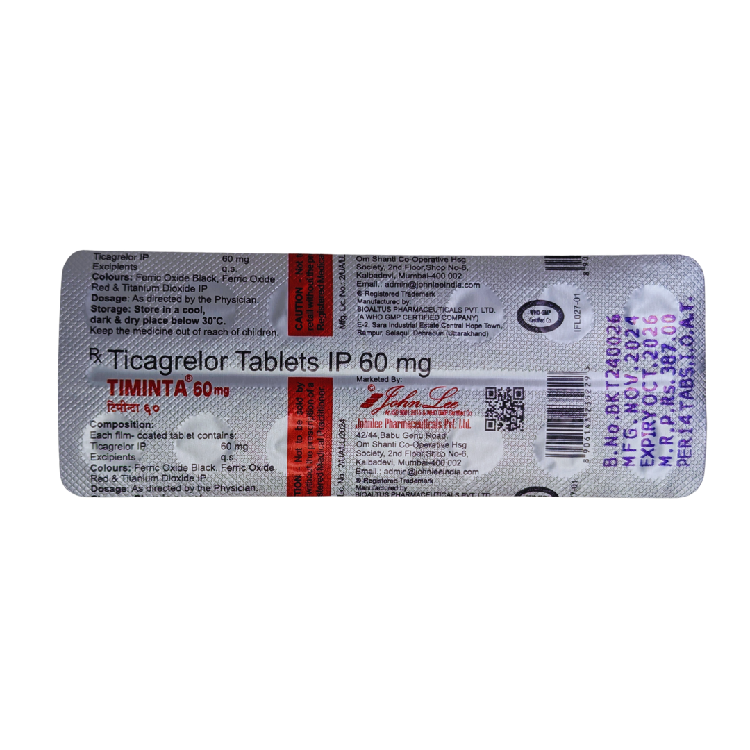 TIMINTA-60MG TAB(14'S)