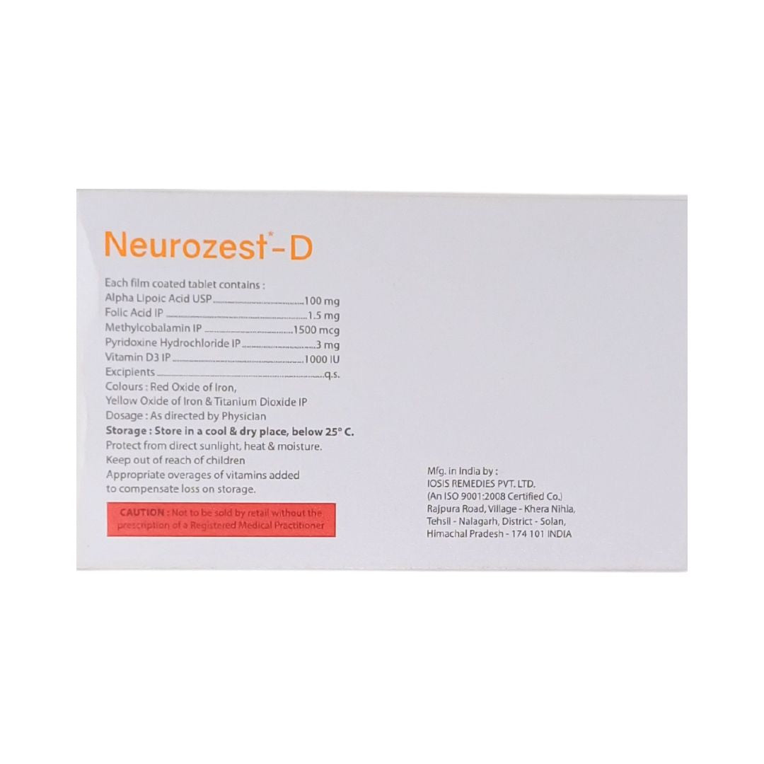 NEUROZEST D TAB (10's)