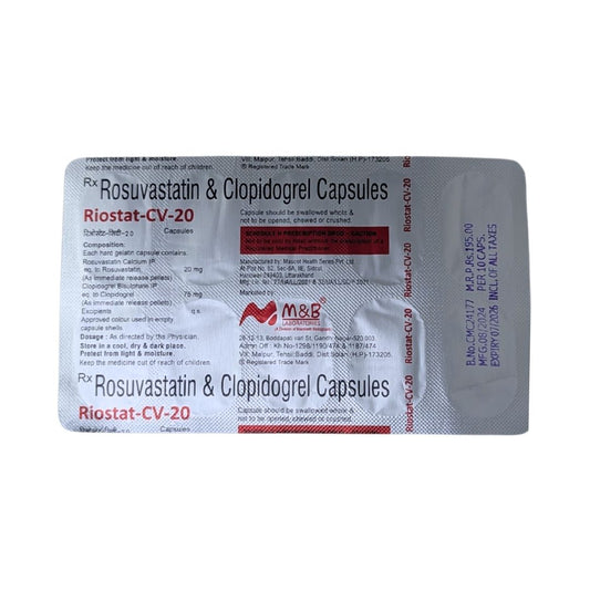 RIOSTAT CV 20mg Cap (10's)