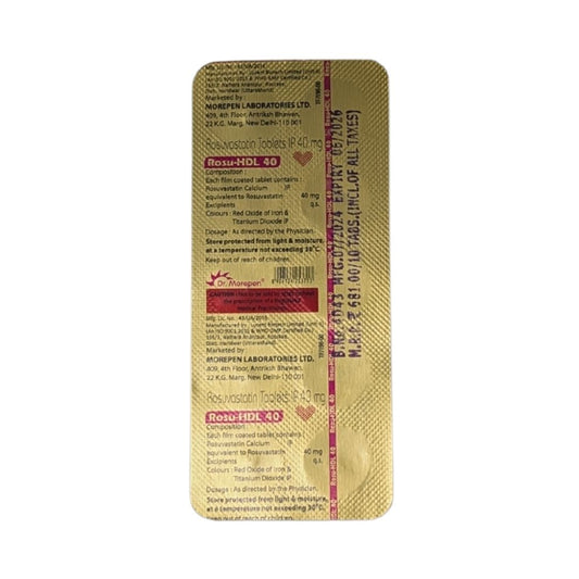 ROSU HDL 40mg TAB