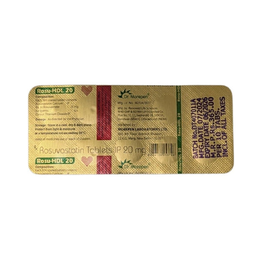 ROSU HDL-20MG TAB
