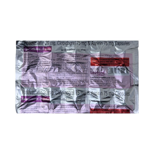 CARDIOROSTIN GOLD 20MG Cap (10's)