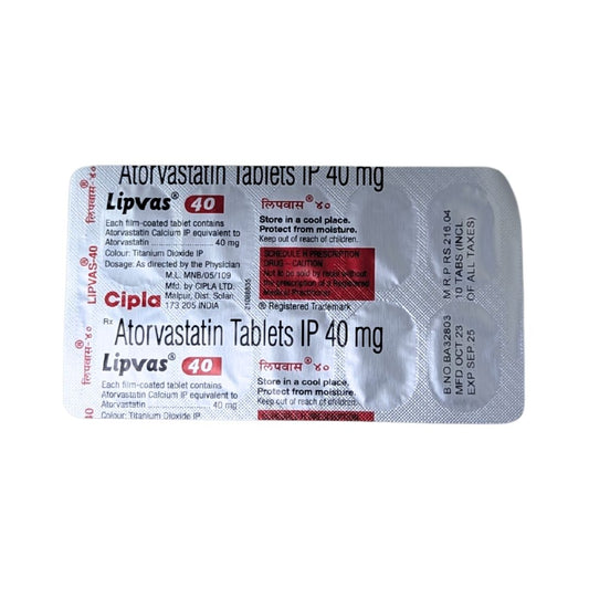 LIPVAS-40MG TAB