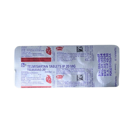 TELMAVAS 20MG
