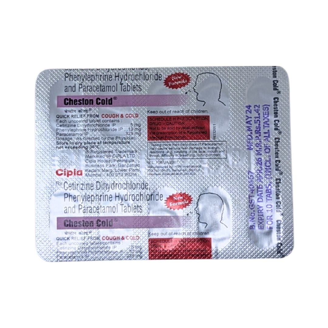 CHESTON COLD TAB