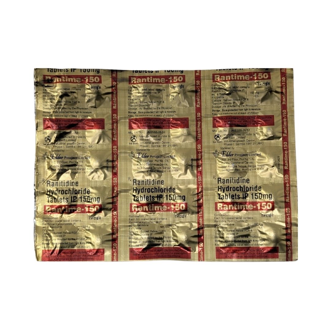 RANTIME 150MG TAB (10's)