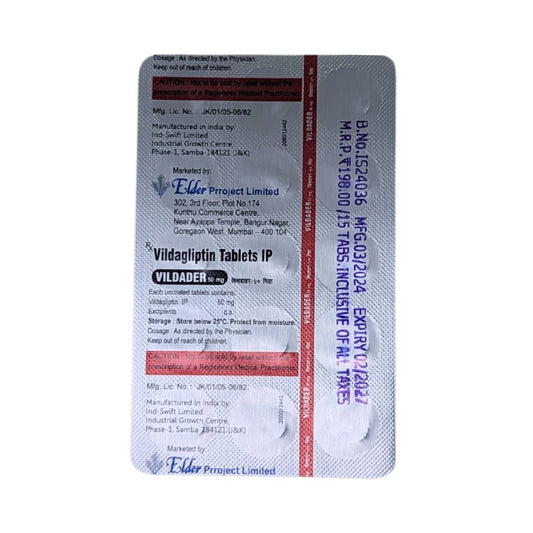 VILDADER 50MG (15)Tab.