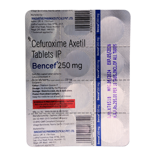 BENCEF -250 MG TAB