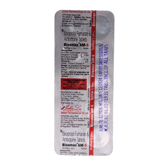BISOMAX-AM 5MG TAB(10'S)