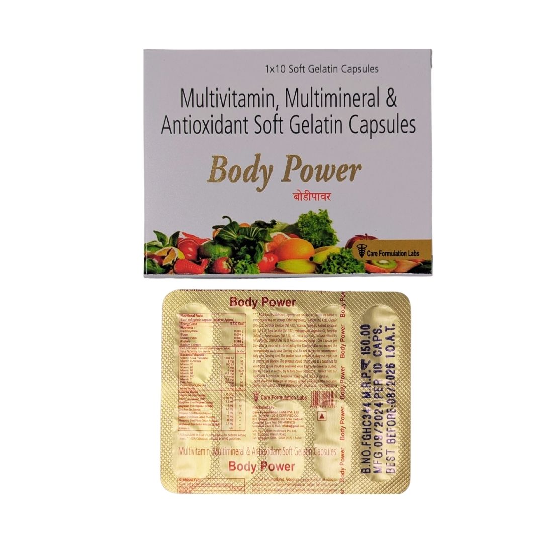 Body Power Tablet Body Power Caps (10's) – Bharat Vikas Parishad Charitable Trust