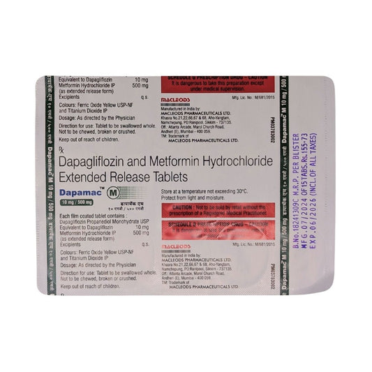 Dapamac M 10_500 mg