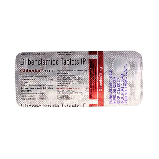 GLIBEDAC 5MG TAB (10's)