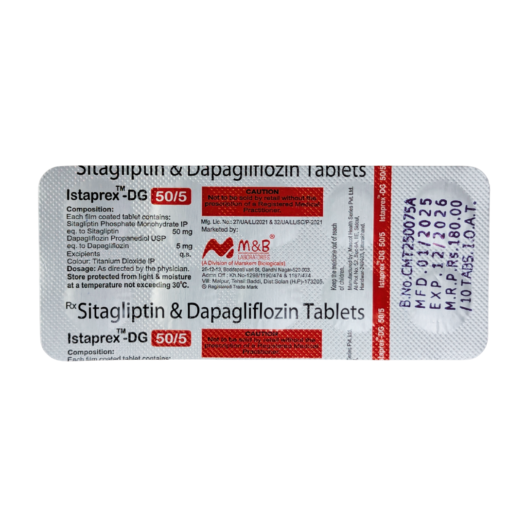 ISTAPREX-DG 50/5 TAB (10'S)