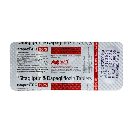 ISTAPREX-DG 50/5 TAB (10'S)