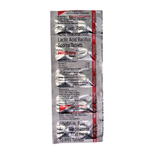 NICSORE TAB (10'S)
