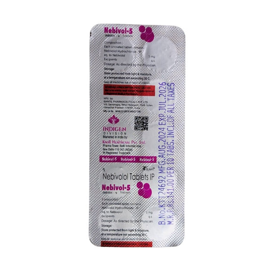 NEBIVOL 5 MG TAB