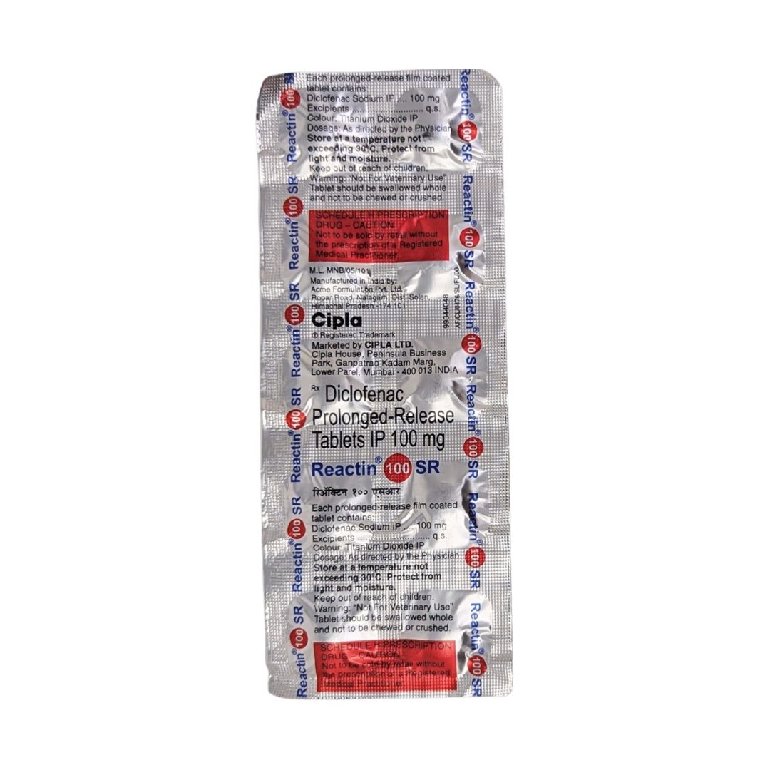 REACTIN 100MG SR TABS