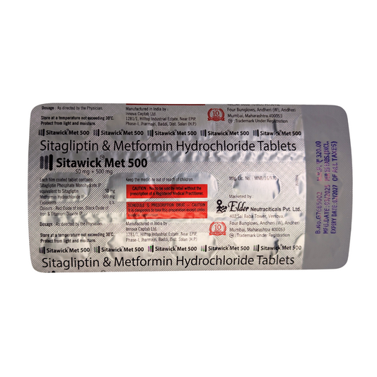SITAWICKMET-500MG TAB(15'S)
