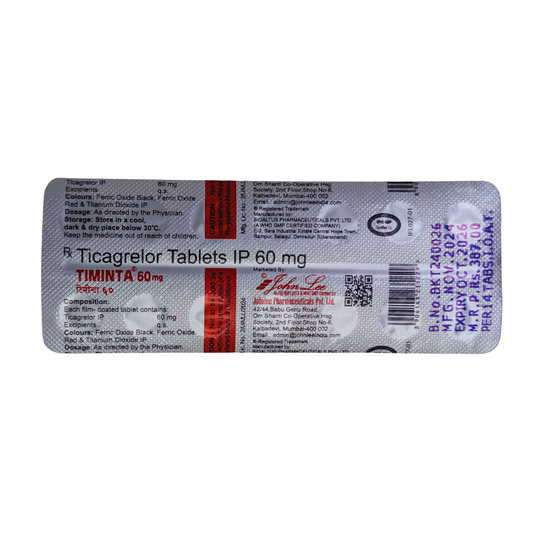 TIMINTA-60MG TAB(14'S)