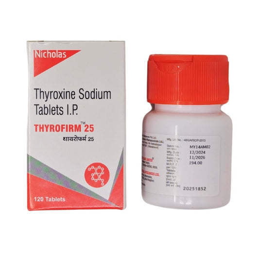 THYROFIRM-25MCG TAB(120'S)