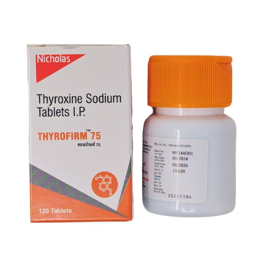 THYROFIRM-75MCG TAB (120's)