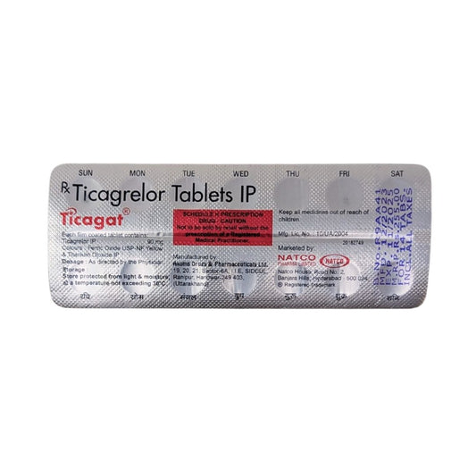 TICAGAT 90mg Tab