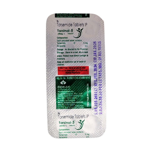 TORSINOL 5MG TAB