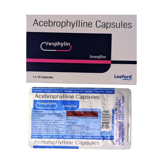 VENPHYLIN 100mg Cap. (10's)