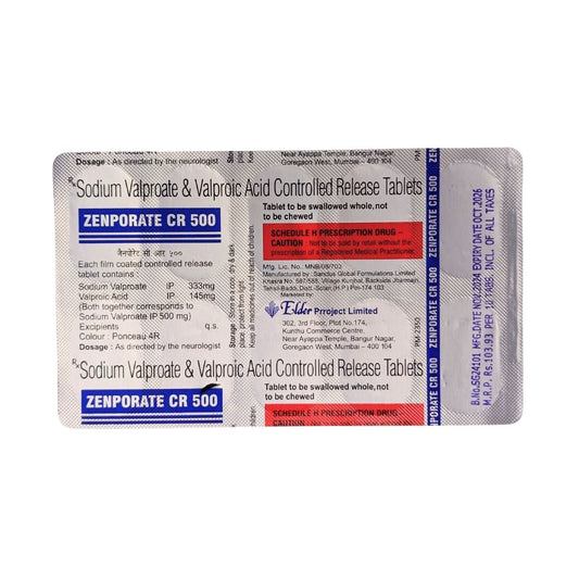 ZENPORATE CR 500 TAB